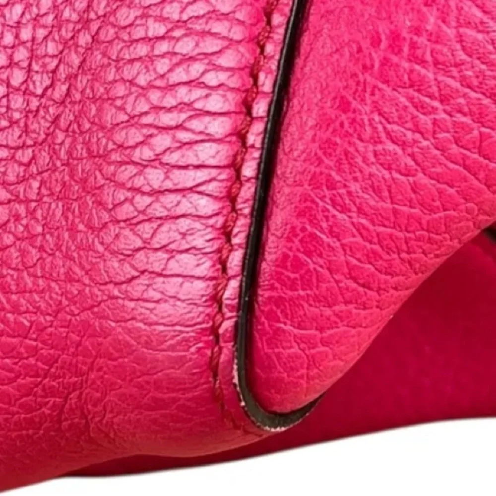 GUCCI PINK SWING TOTE 354408 pebbled leather Shopper Travel Work Everyday Bag EC - Picture 11 of 16